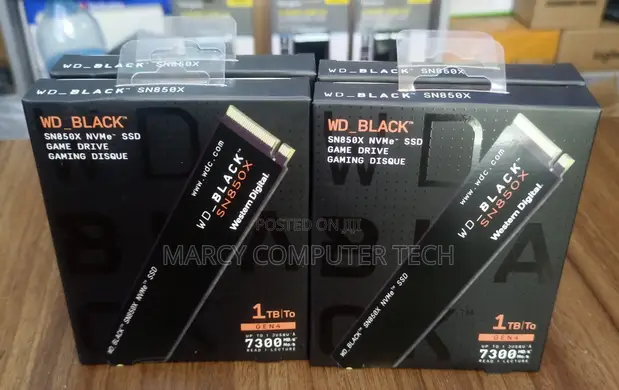 WD Black SN850X 1TB NVMe M.2 Gaming SSD - 1