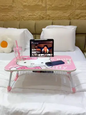 Foldable Laptop Table with Cup Holder