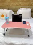 Foldable Laptop Table with Cup Holder - 2