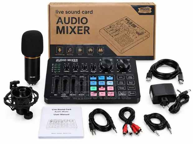 Live Sound Card Audio Mixer - 1