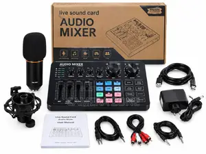 Live Sound Card Audio Mixer