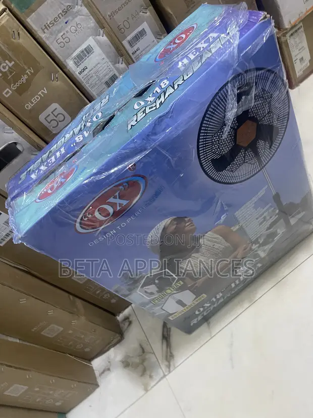 OX Hexa Rechargeable Fan - 1