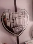 Beautiful Love Design 3-Color LED Mirror - 1