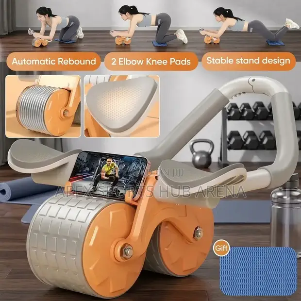 Rebound Ab Roller with Spring-Back System - 1