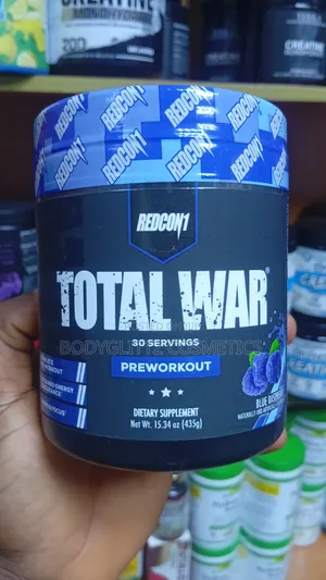 Redcon1 Total War Pre-Workout Powder - Blue Raspberry
