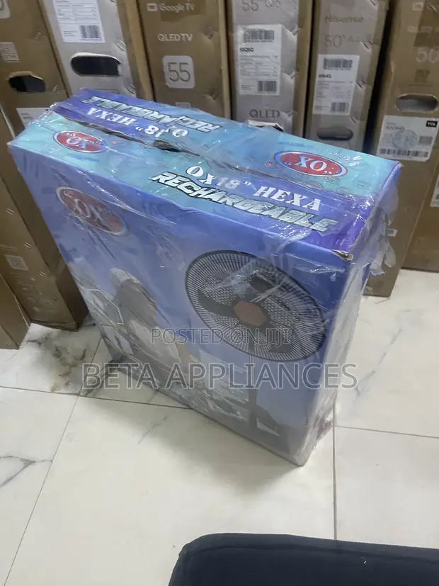 OX Hexa Efficient Rechargeable Fan - 1
