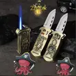 Fancy Benz Lighters with Hidden Knife & Touch Light - 3