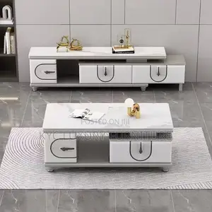Home Interiors TV Stand da Center Table Set