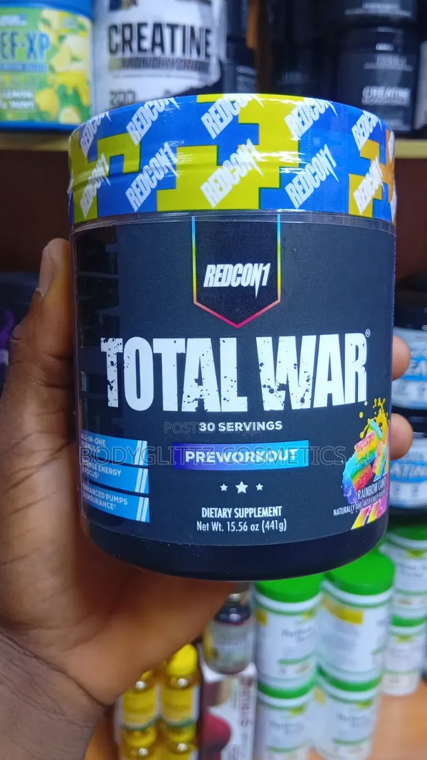Redcon1 Total War Pre Workout Powder (Rainbow Candy) - 1