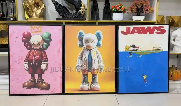 Canvas Wall Art with Wooden Frame - 1
