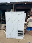 Standard Wardrobe Mai Ƙofofi 3 Mai Girma - White - 1