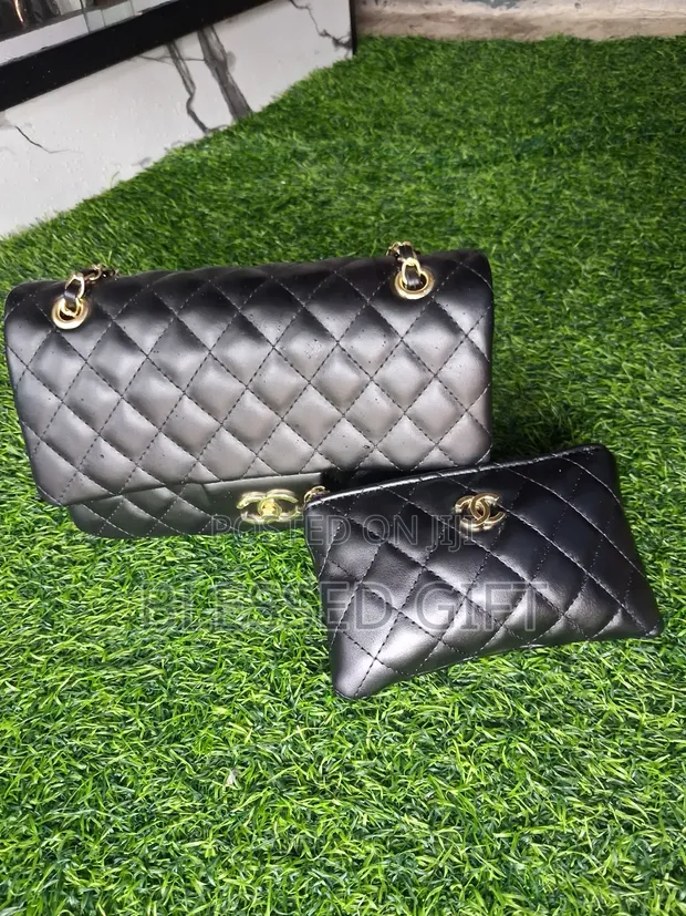 Elegant Chanel Ladies Handbag - Black - 1
