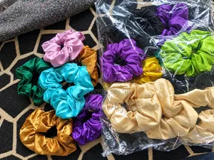 Brand New Reversible Satin Hair Bonnet - Orange