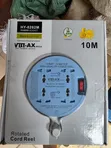 VBT-AX HY-8282M 4-Way 10m Cord Reel Power Socket - 1