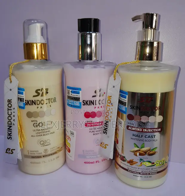 Skin Doctor Paris Body Lotion - Gluta Glow, Organic Glow, Egyptian Glow - 1