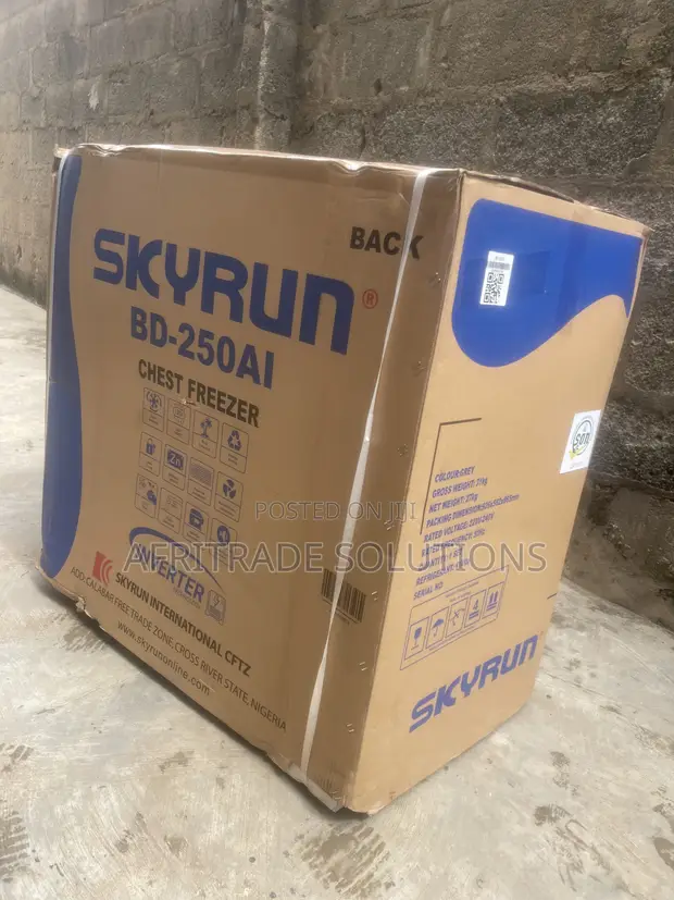 Skyrun 250L Inverter Chest Freezer - Brand New - 1