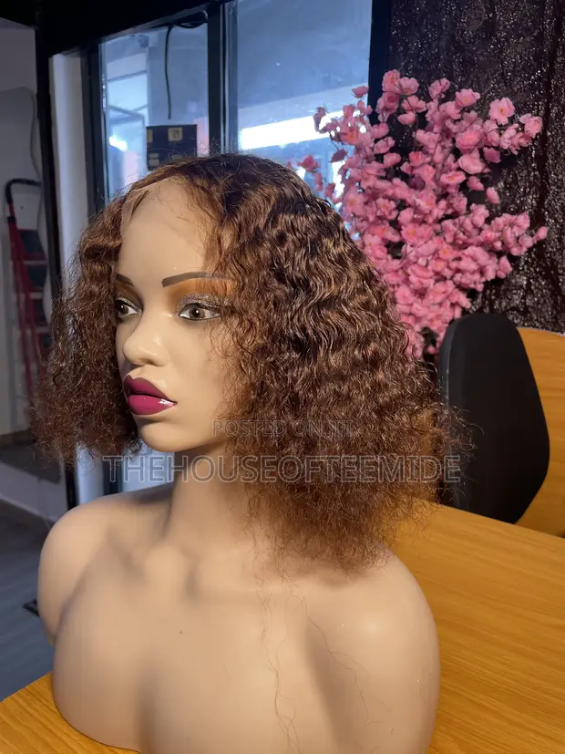 Full Frontal Curly Human Hair Wig - 1