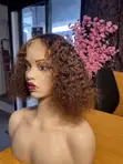 Full Frontal Curly Human Hair Wig - 1