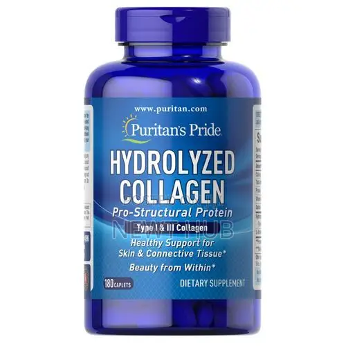Puritan's Pride Hydrolyzed Collagen 1000mg (180 Count) - 1