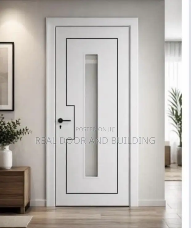 High Quality HDF Kitchen Door with Glass - 1
