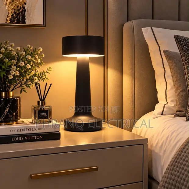 Rechargeable Retro Metal Touch Table Lamp - 1