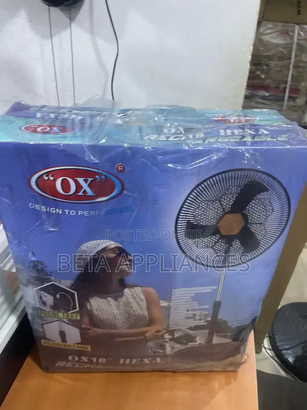 OX Hexa Emergency Rechargeable Fan - 1