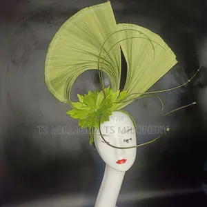 TS Millinery Buntal Fascinator
