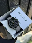 Poedagar Leather Chronograph Watch with Sapphire Glass - 4