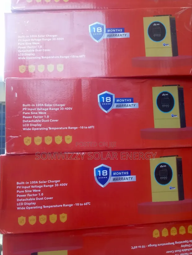 Brand New SMS 3.6kva Hybrid Inverter 24v - 1