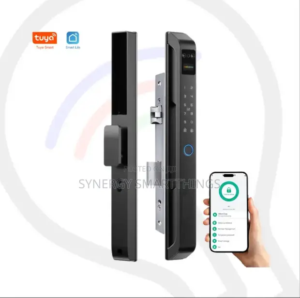 Tuya Smart Lock for Aluminum Doors - Face ID, Fingerprint, App - 1