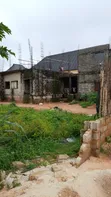 4 Plots of Land with 50% Complete Structure, Port Harcourt Road - 2