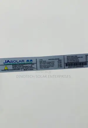 JA Solar 550W Monocrystalline Solar Panel (Na Amfani)