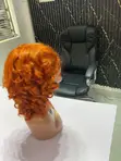 100% Human Hair Celebrity Fringe Wig - 14" Ginger - 2