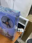 OX Hexa Black Rechargeable Fan - 1