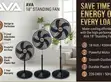 Ava Standing Fan Mai Girman Inci 18 - 2