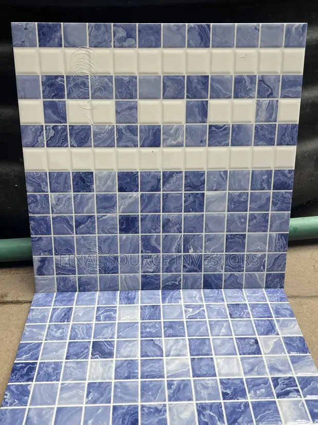 Light Blue Mosaic Spanish Swimming Pool Tiles - 1