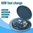 60W Data Cable Set in Compact Box - 2