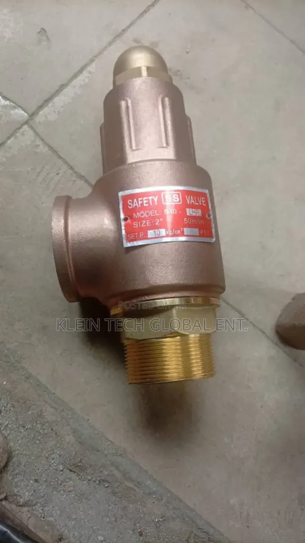 Safety Pressure Relief Valve - 2 Inch Bronze - 1