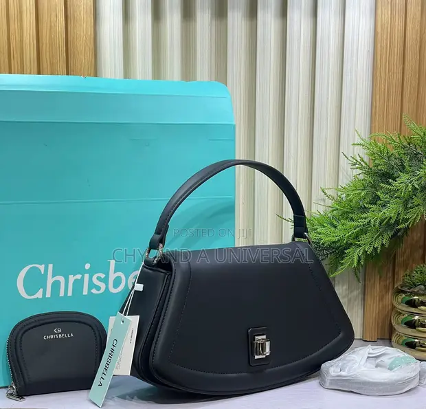 Chrisbella Classy Women's Handbag with Purse - 1