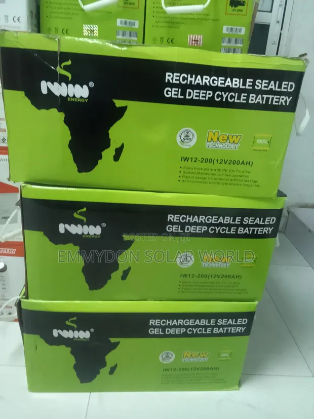 IWIN Solar Gel Deep Cycle Battery 12V 200Ah - 1
