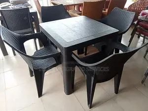 Plastic Restaurant Set - Black