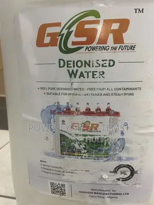 GSR 25 Litres Deionized Water for Tubular Batteries