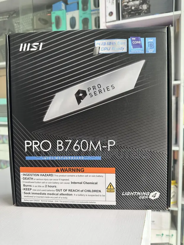 MSI PRO B760M-P Intel Motherboard - 1