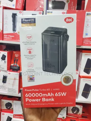 Itel Powerbank 60,000mAh 65W