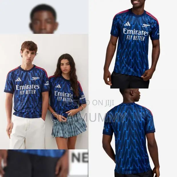 Arsenal 2025/26 Away Jersey - Blue - 1