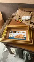 3-in-1 Wooden Tray Set - Gold - 1