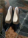 Christian Dior Black Kitten Heels - Size 38 - 4