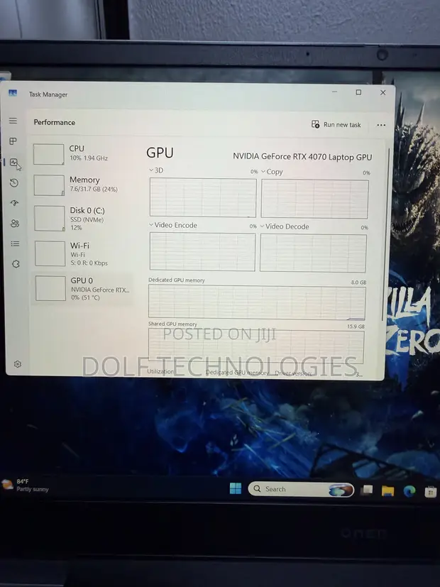 HP Omen 16 Gaming Laptop - 32GB RAM, Intel Core i7, RTX 4070 - 1
