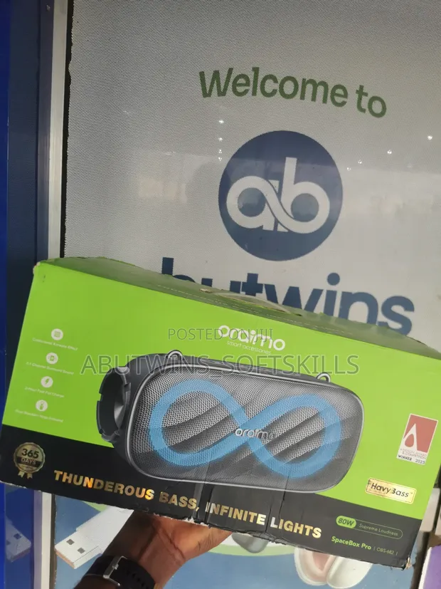 Oraimo Thunderous Bass Bluetooth Speaker - 1