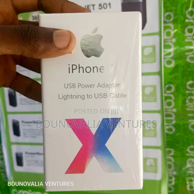 Apple iPhone USB Power Adapter & Lightning to USB Cable - 1